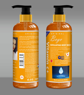 Gel van de het Kuuroorddouche van Rose Perfume Scented Liquid Soap het Gloeiende voor Dull Skin