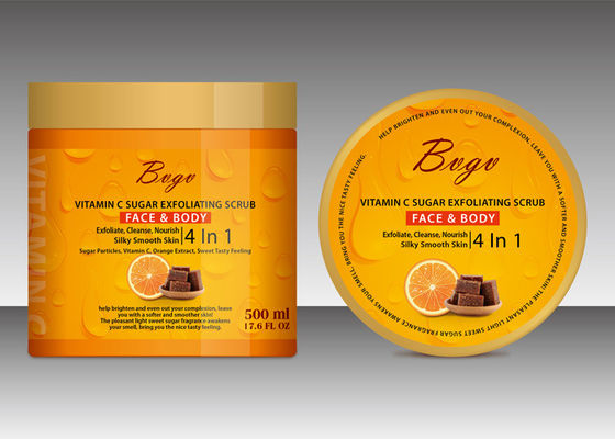 Zwart Sugar Exfoliating Body Scrub Brighten 17.59Fl. Oz-Papajauittreksel