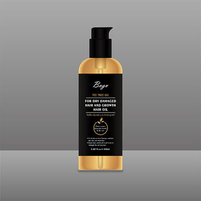 De Olie van de theeboom voor van het het Haar Zwarte Zaad van de Haargroei Droge Beschadigde het Haarolie 200ml 7,03 FL. Oz
